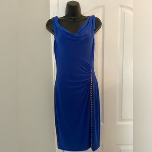 Cache Cowl Neck Dress Size XS